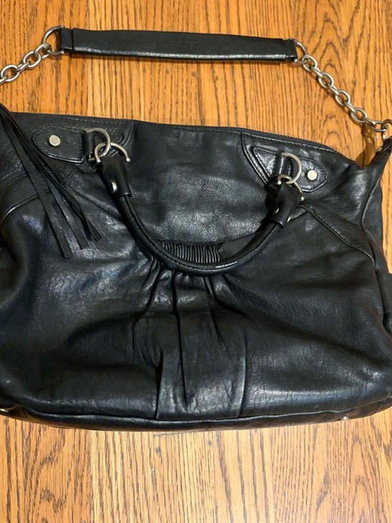 Botkier Black Patent Leather Handbag with Gold Hardware Botkier Purse